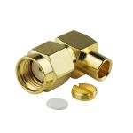 SMA Cable Connector Right Angle (Plug, Male,50Ω) RG-405